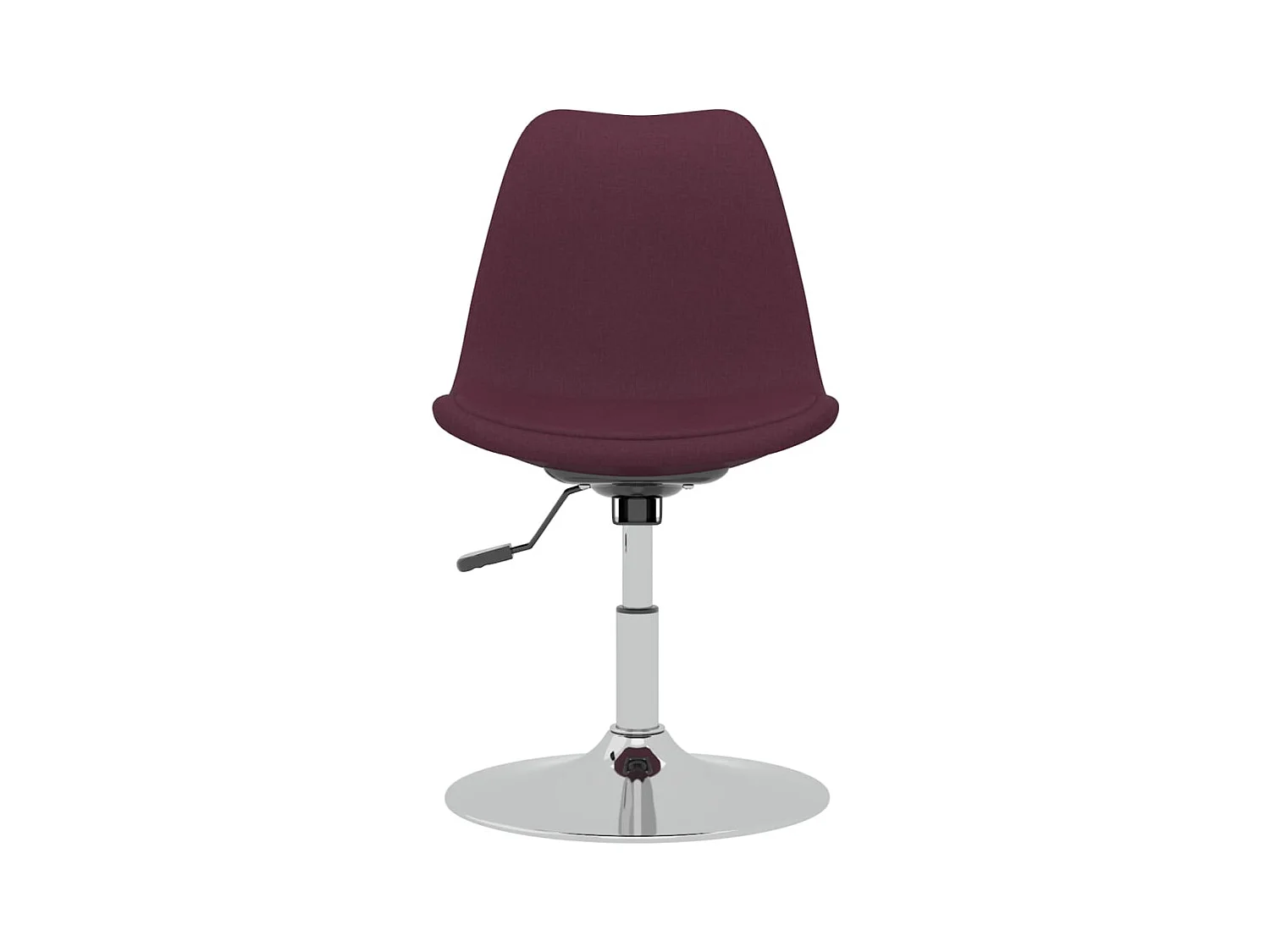 Cadeiras de jantar giratórias 4 pcs tecido roxo