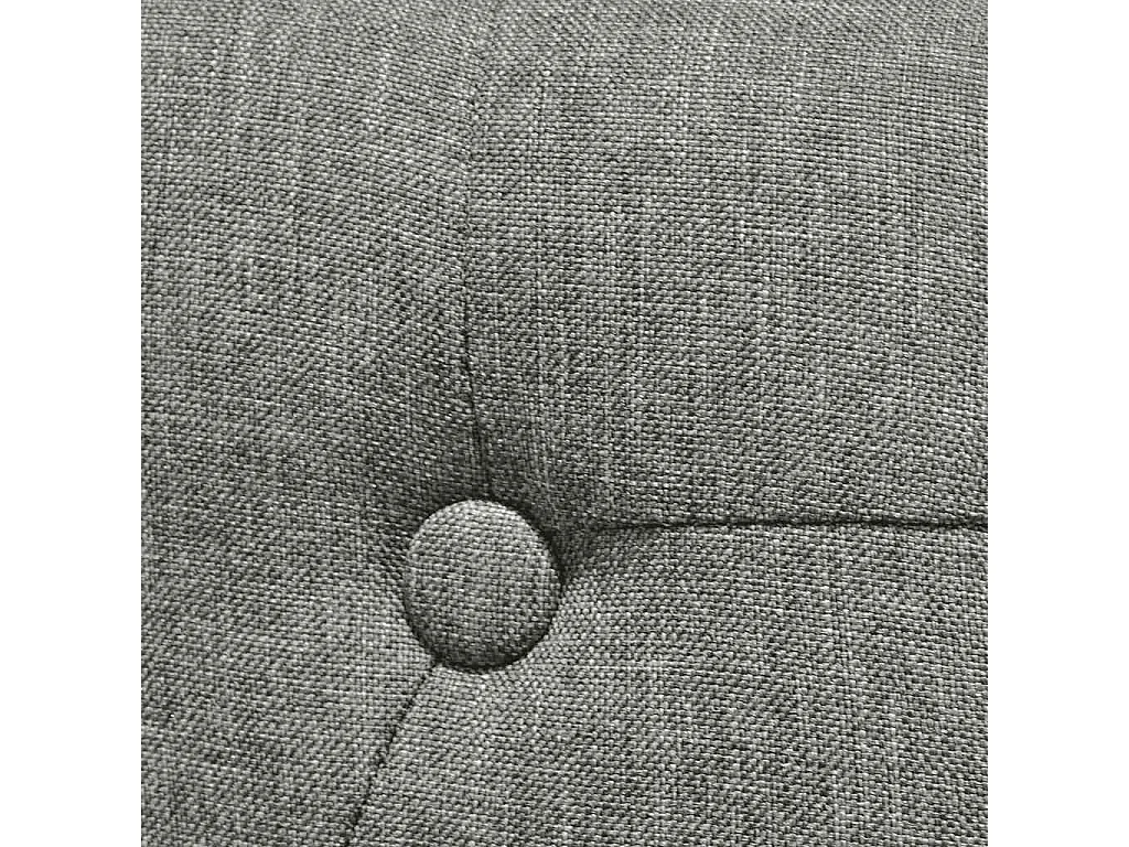 Eetkamerstoelen 6 st stof grijs
