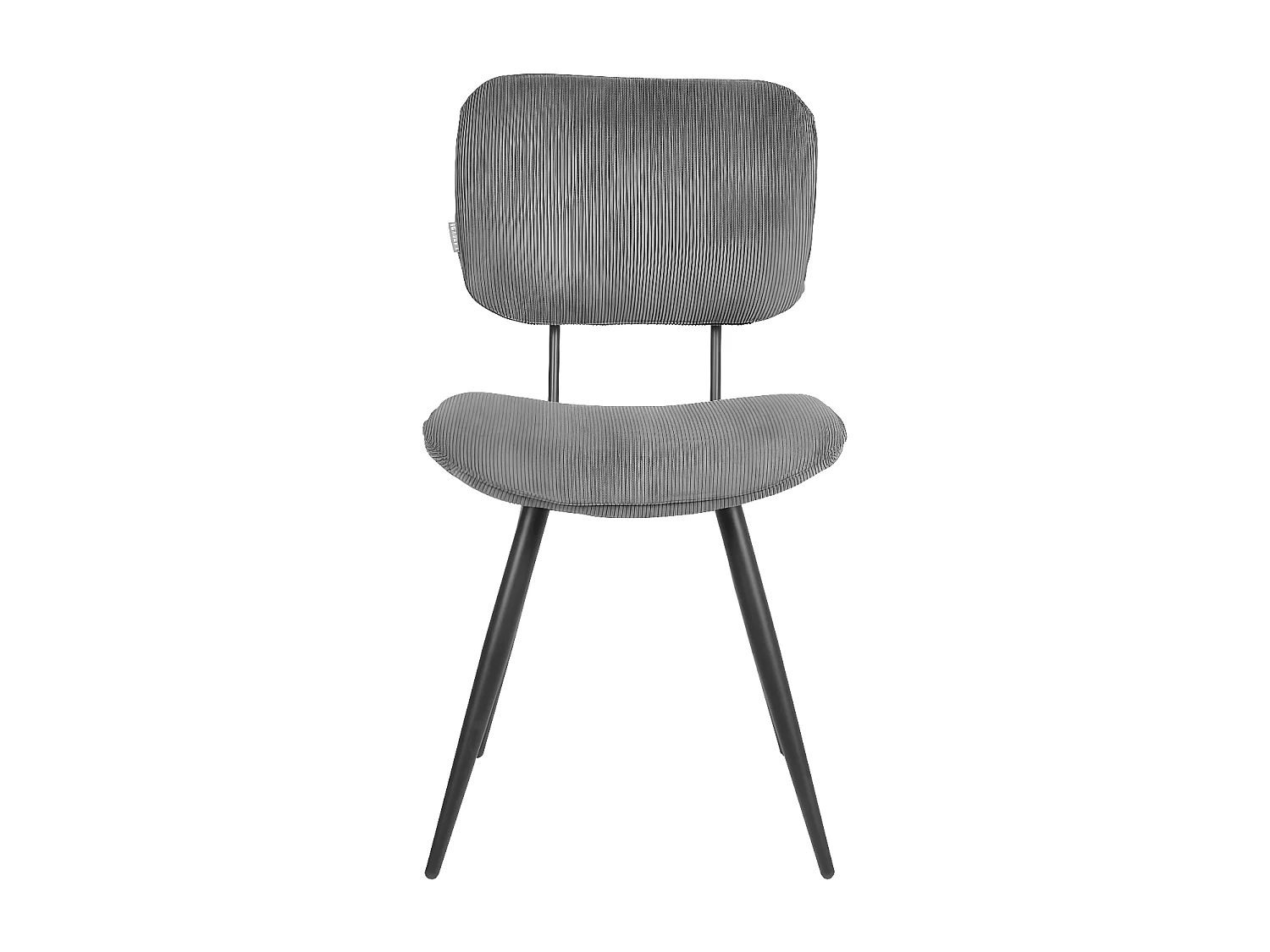 Sedie da Pranzo 2 pz Vic 49x60x87 cm Grigio Scuro