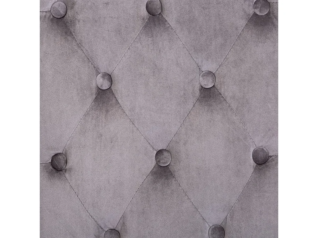 Eetkamerstoel fluweel grijs