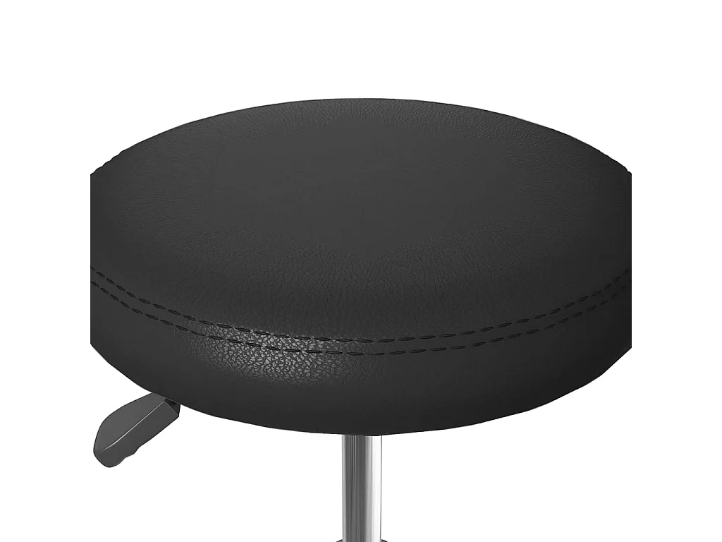Esszimmerstühle 2 Stk. Schwarz Kunstleder