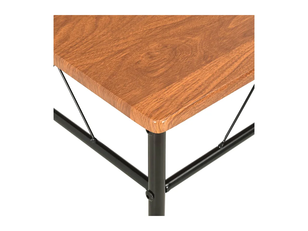 Sillas de comedor 4 unidades MDF marrón