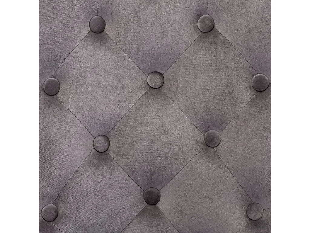 Eetkamerstoelen 2 st fluweel grijs