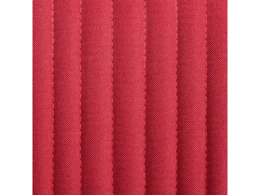 Chaises à manger lot de 2 rouge bordeaux tissu