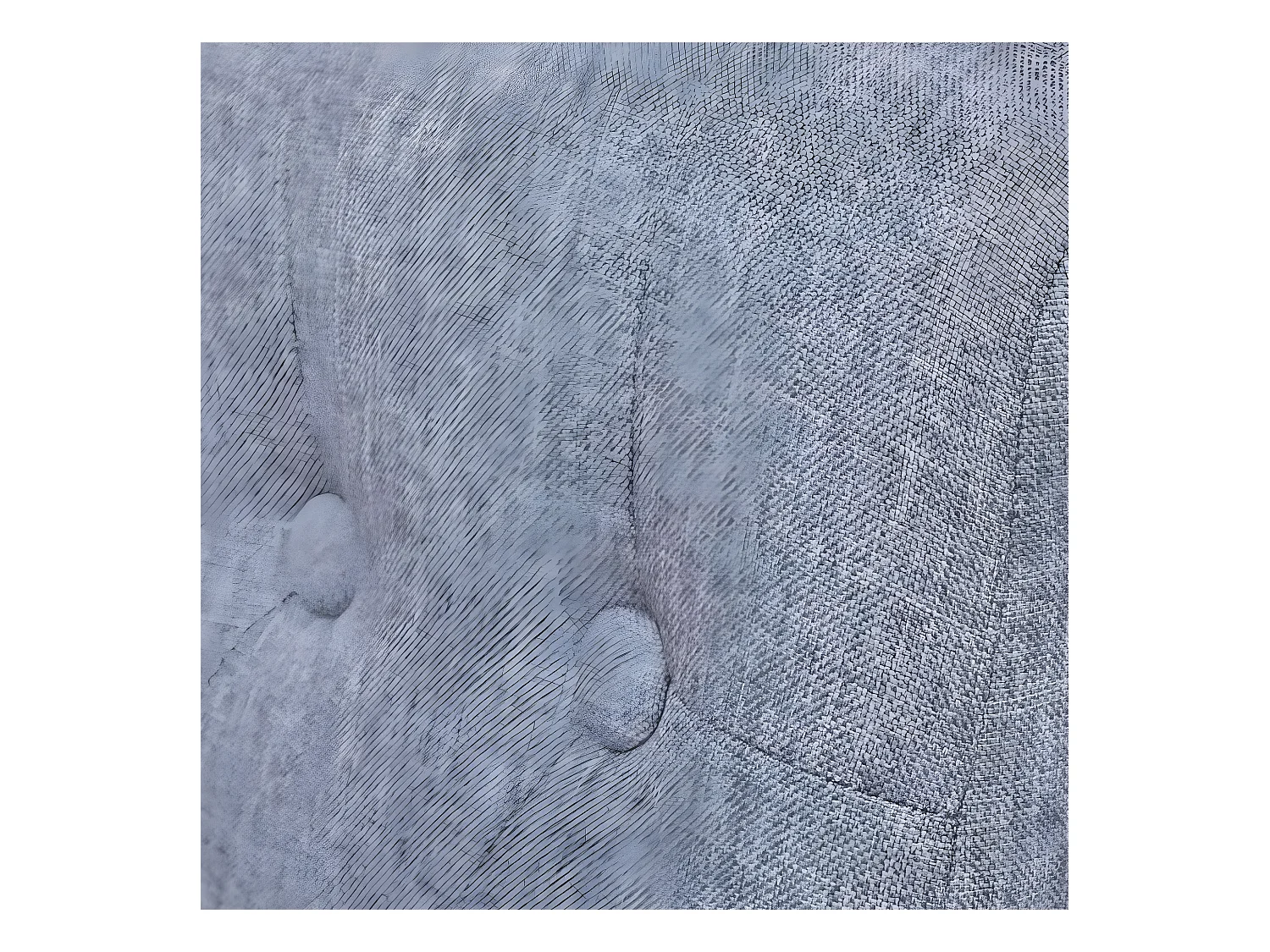 Chaises à manger lot de 4 gris clair tissu