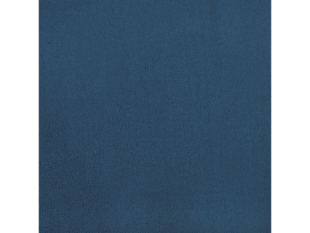 Chaises à manger lot de 2 Bleu Velours