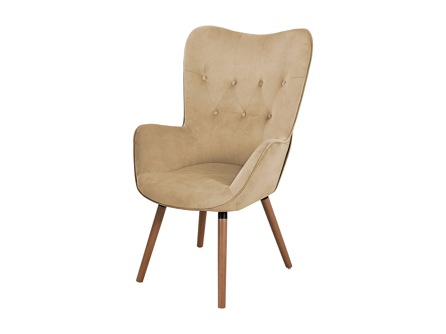 OHRENSESSEL CLEO Stoffbezug Beige