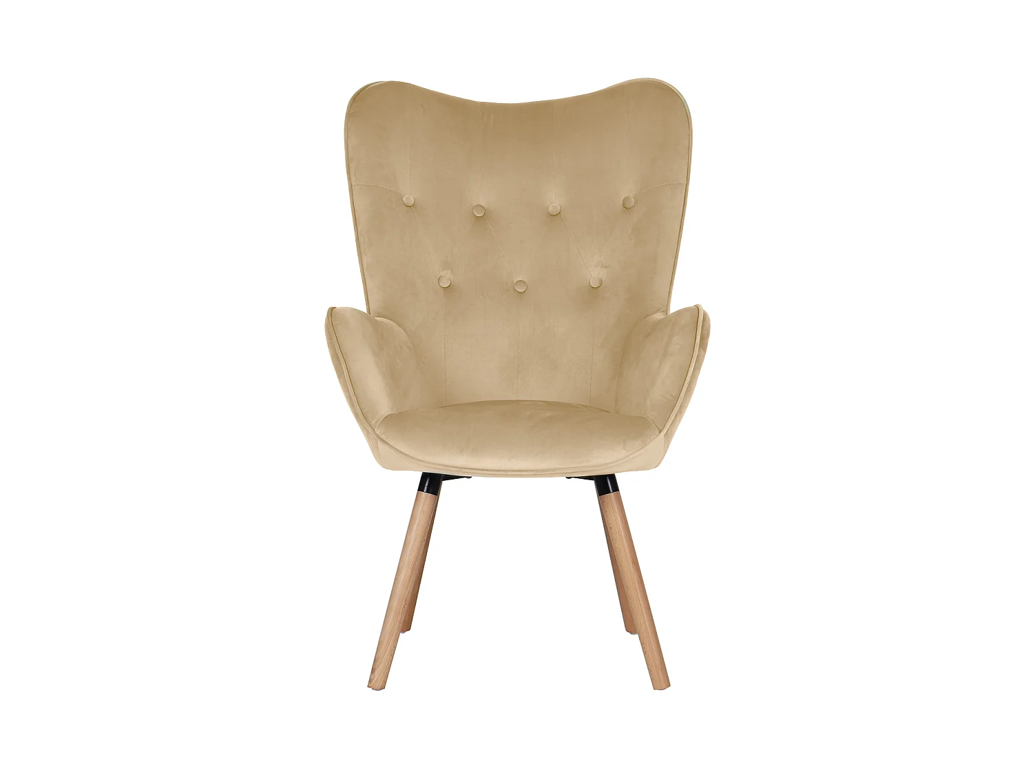 OHRENSESSEL CLEO Stoffbezug Beige