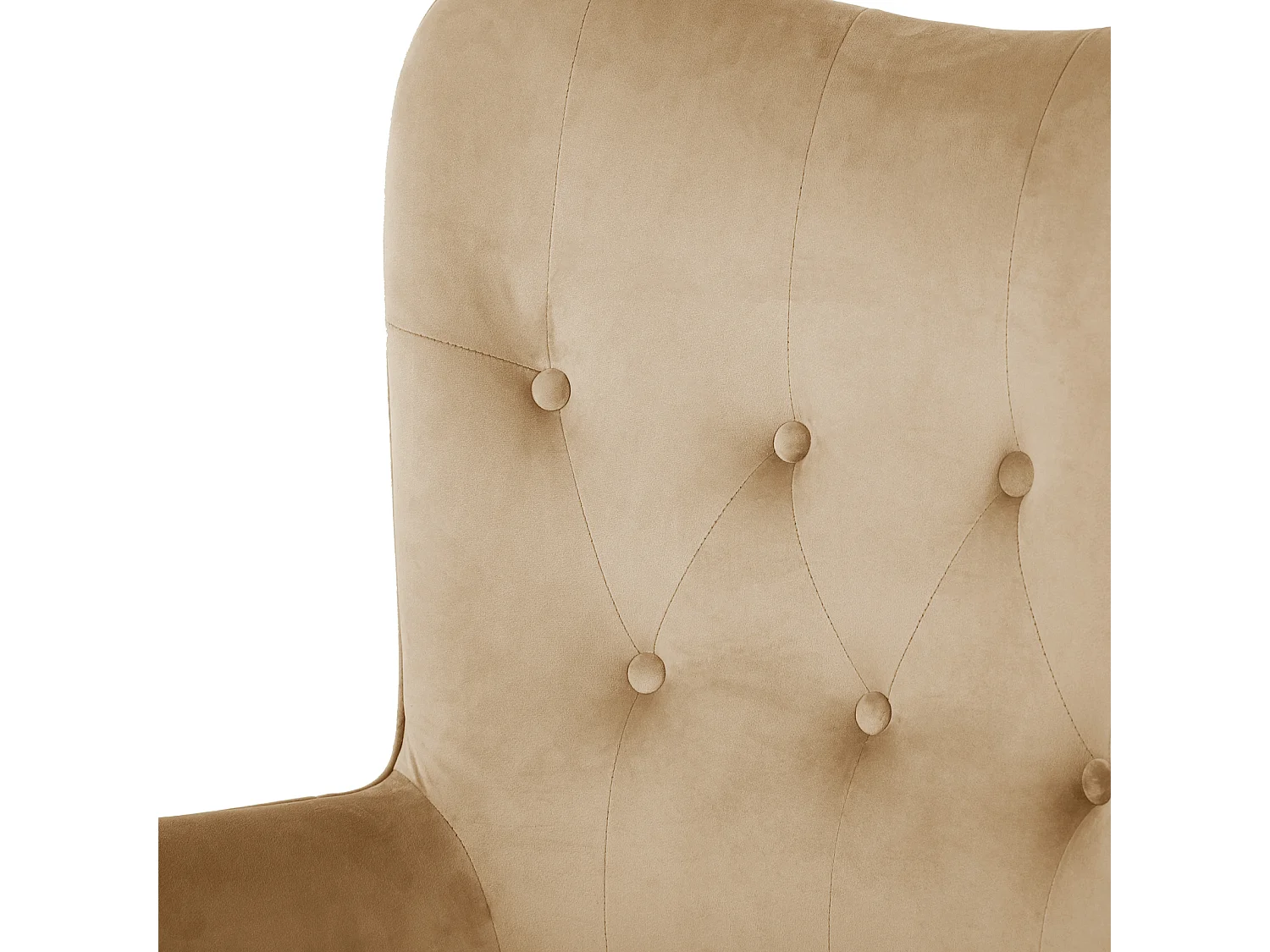 OHRENSESSEL CLEO Stoffbezug Beige