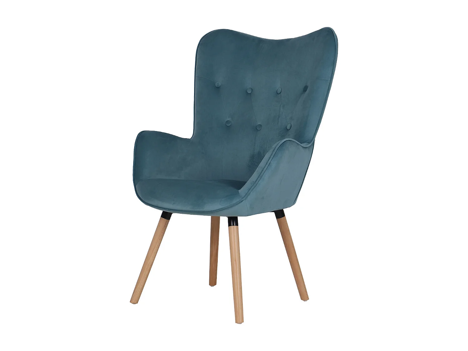 OHRENSESSEL CLEO Samt Petrol