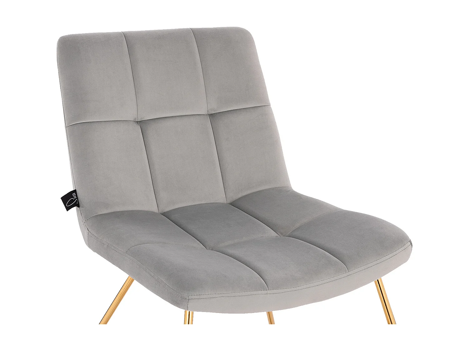Fauteuil lounge rembourré sans accoudoirs