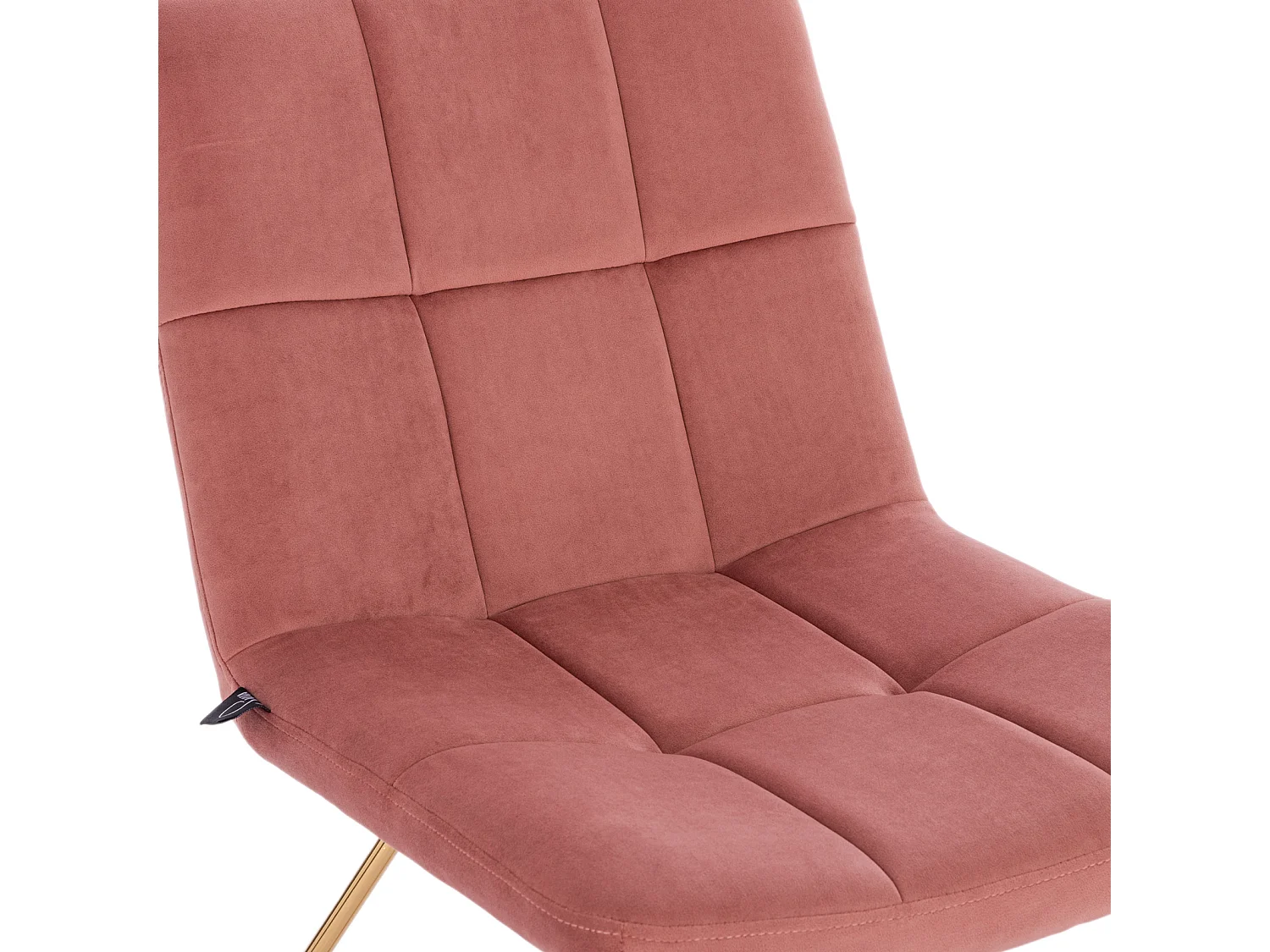 LOUNGESESSEL LYNN Samt Pink