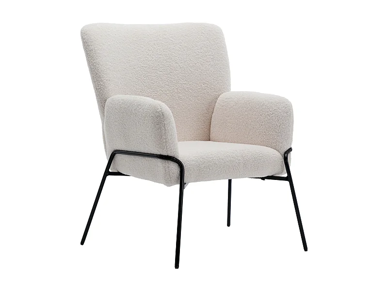 Chaise longue moderne avec accoudoirs