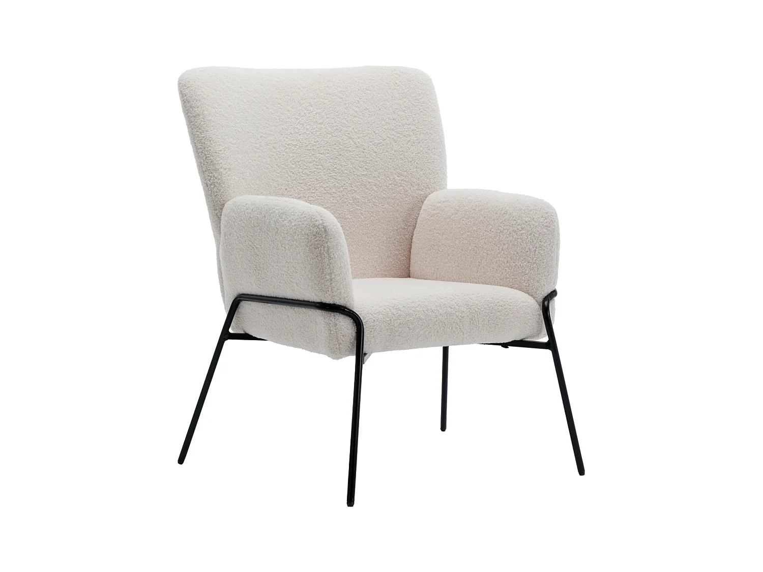 Chaise longue moderne avec accoudoirs
