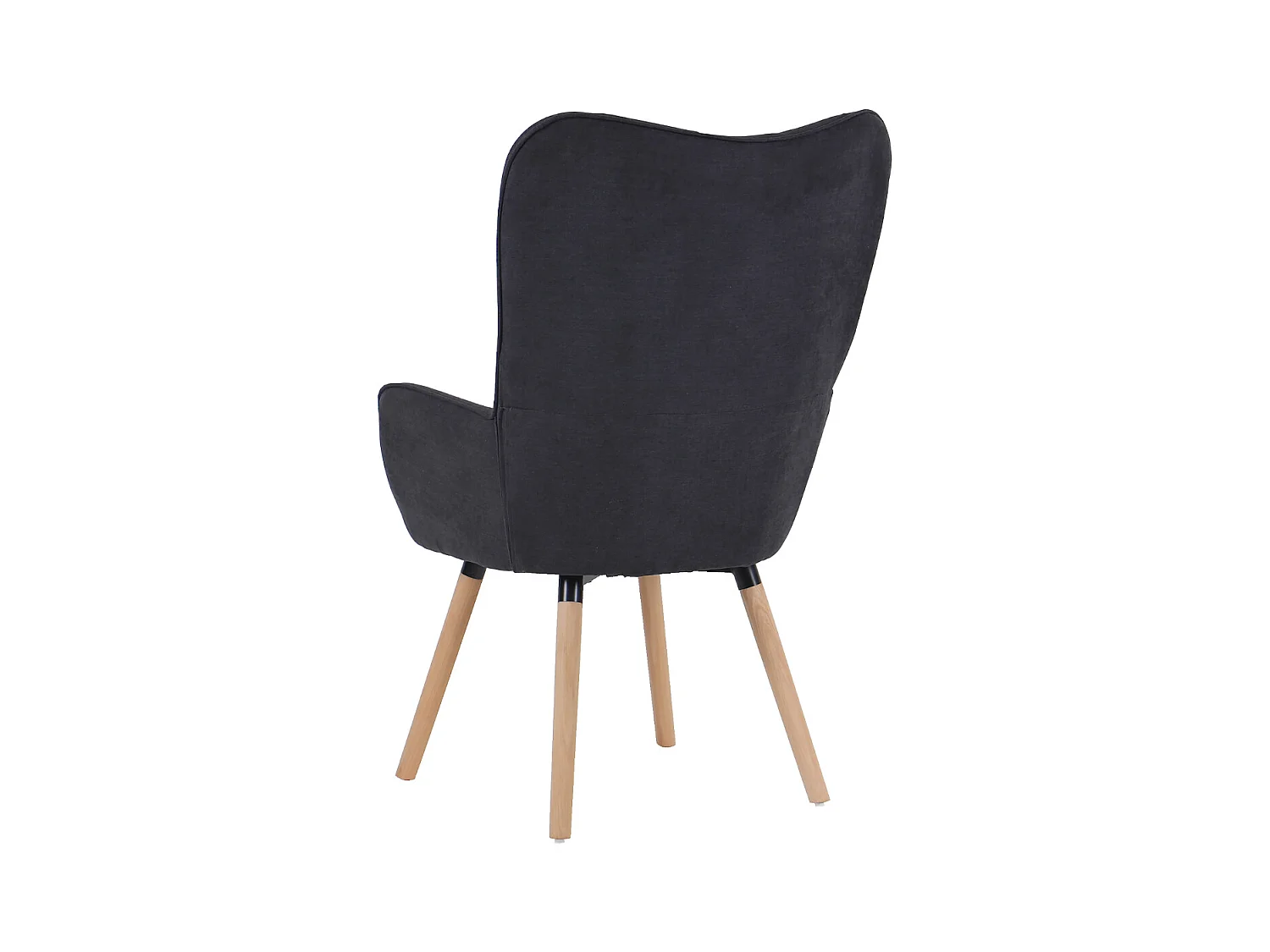 OHRENSESSEL CLEO Stoffbezug Dunkelgrau