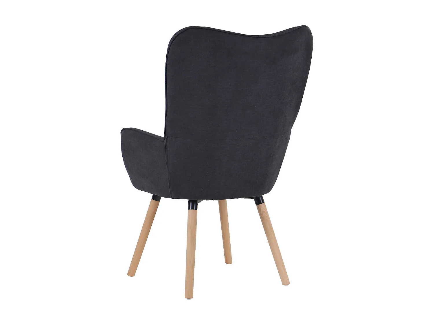 OHRENSESSEL CLEO Stoffbezug Dunkelgrau