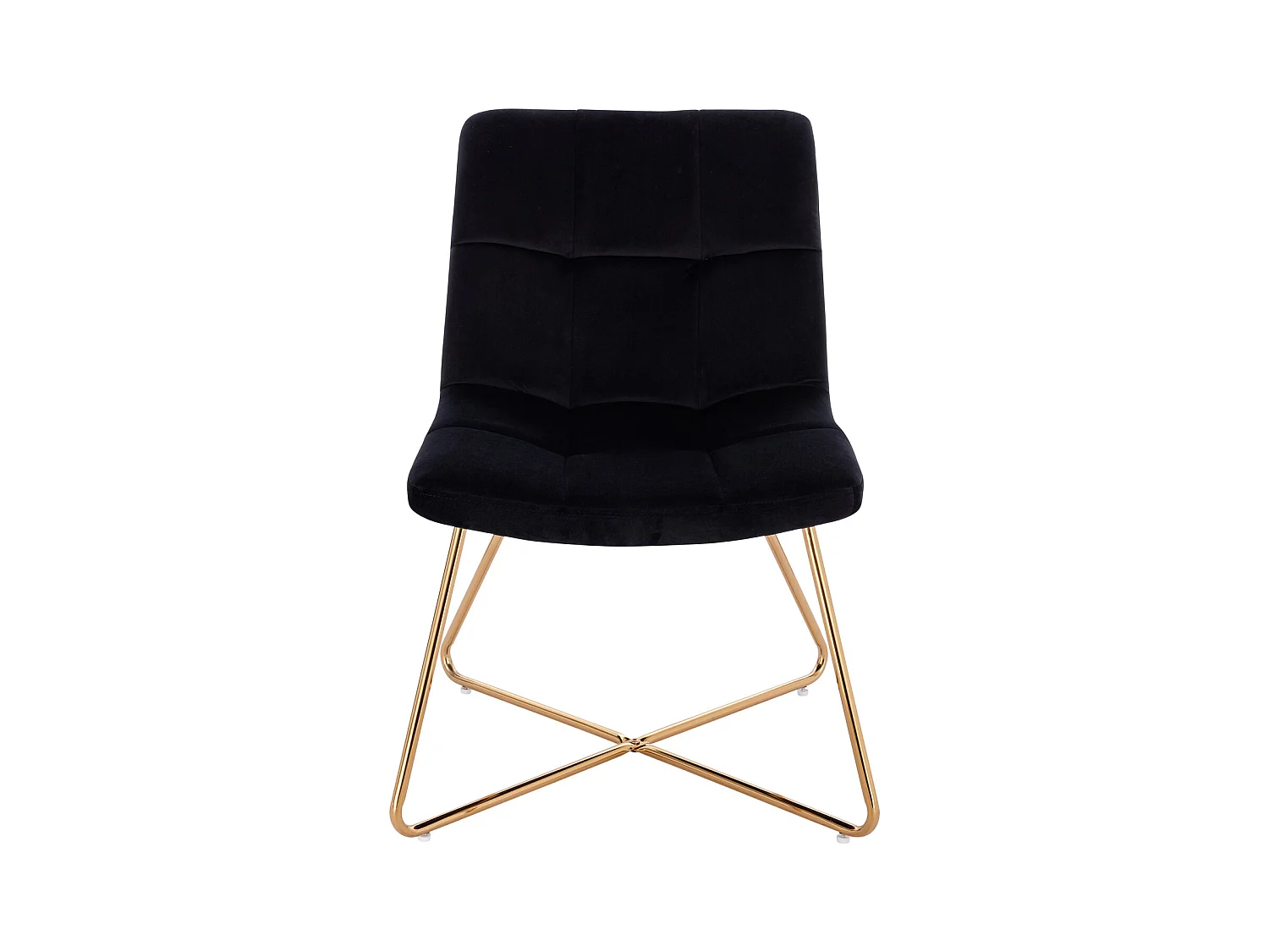 LOUNGESESSEL LYNN Samt Schwarz