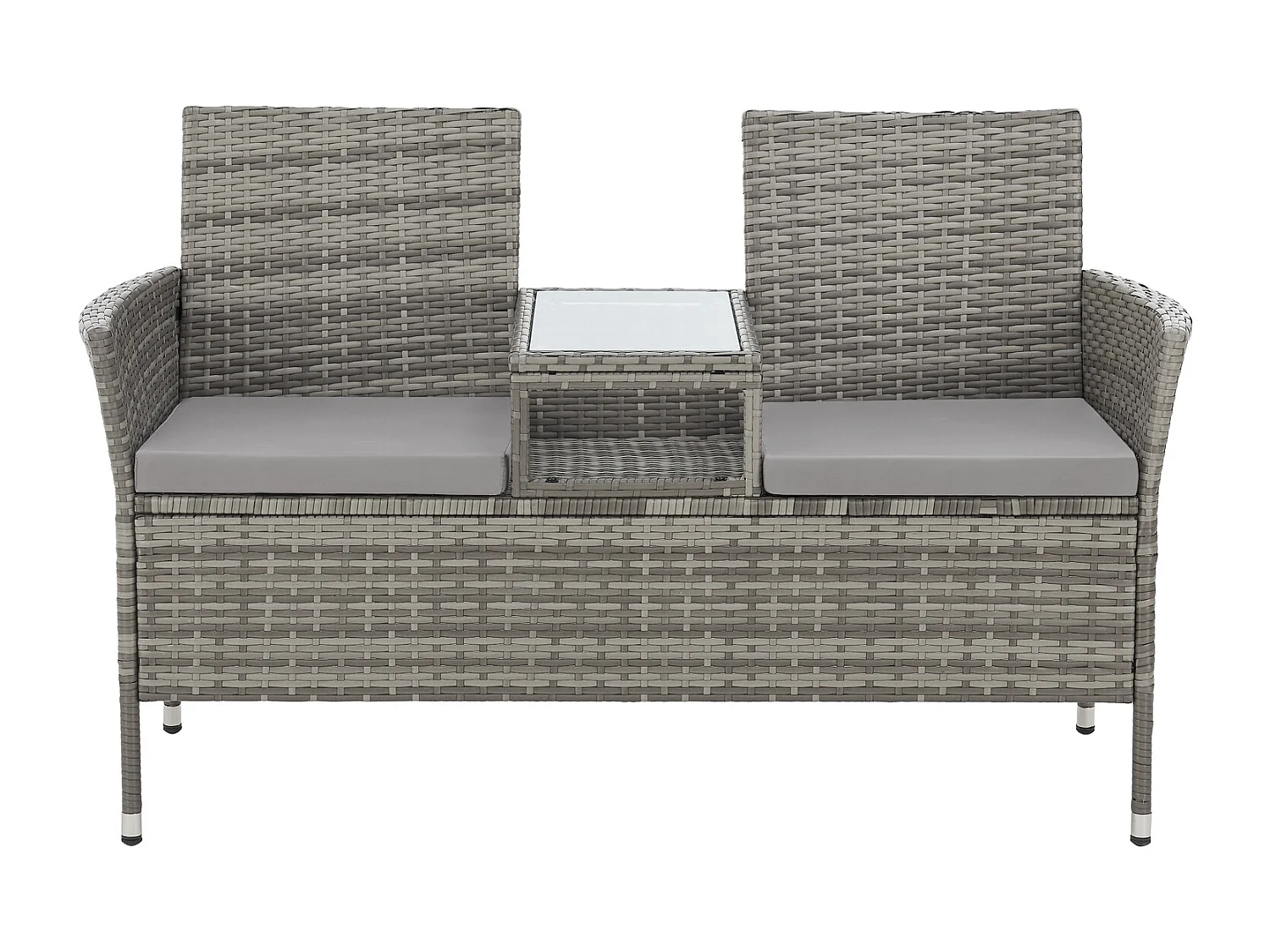 Banc de jardin en rotin