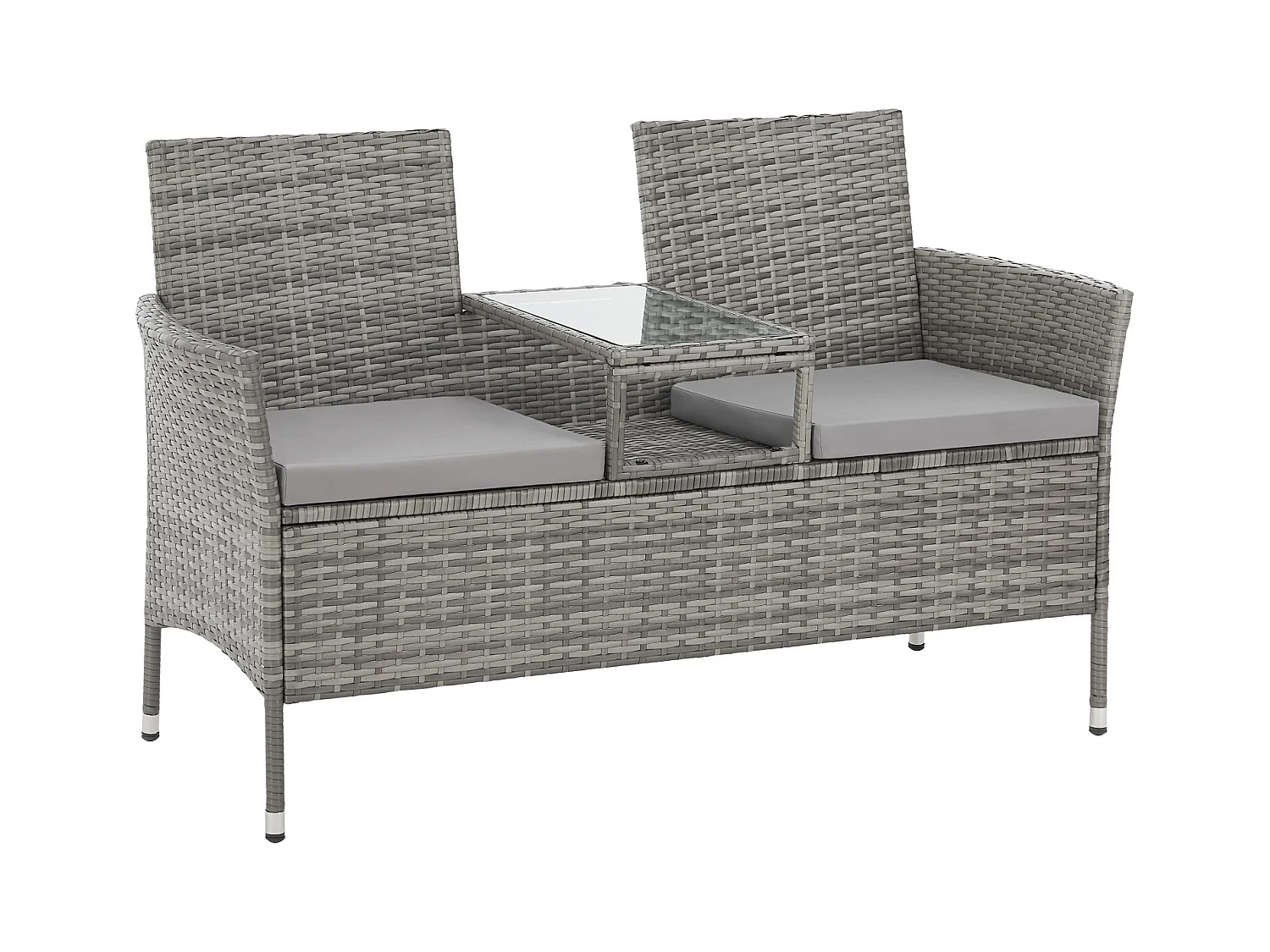 Banc de jardin en rotin