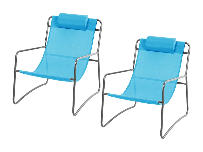 Set de 2 Fauteuils de Relaxation Outdoor