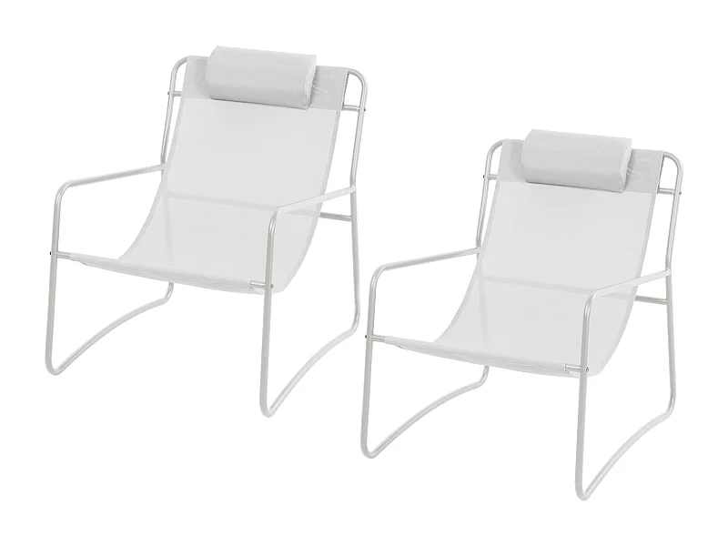 Set de 2 Fauteuils de Relaxation Outdoor