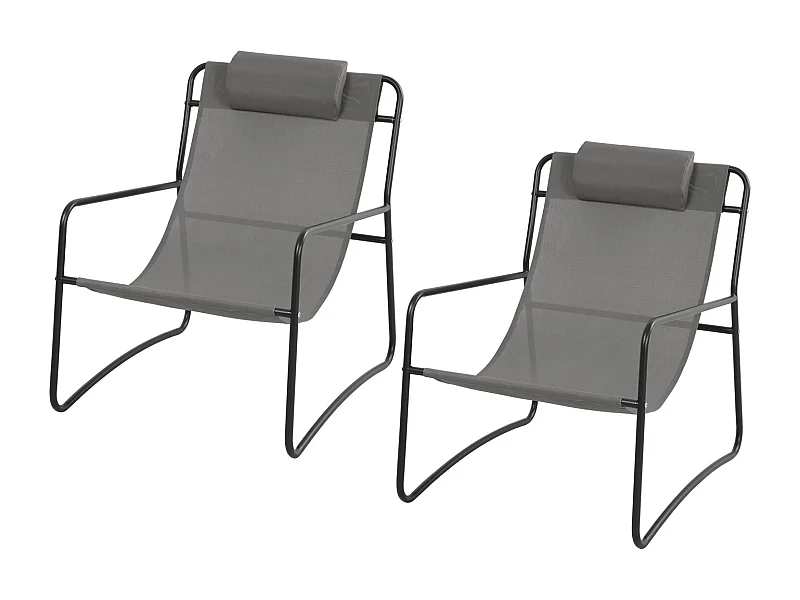 Set de 2 Fauteuils de Relaxation Outdoor