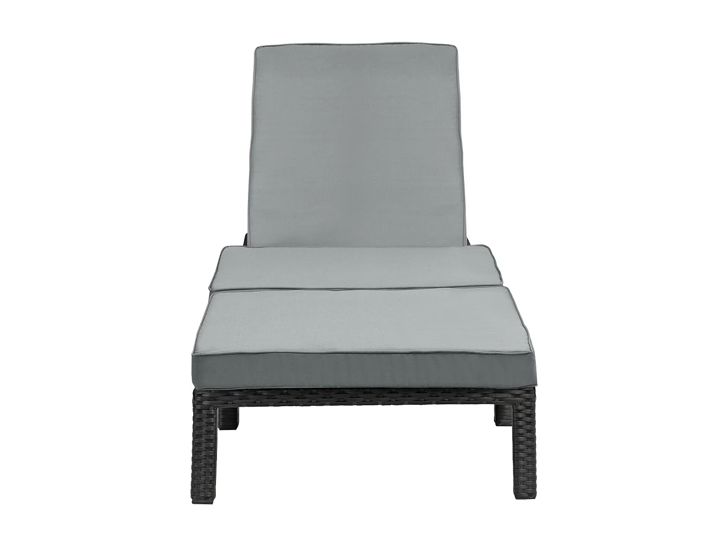 Set de 2 chaises longues de jardin