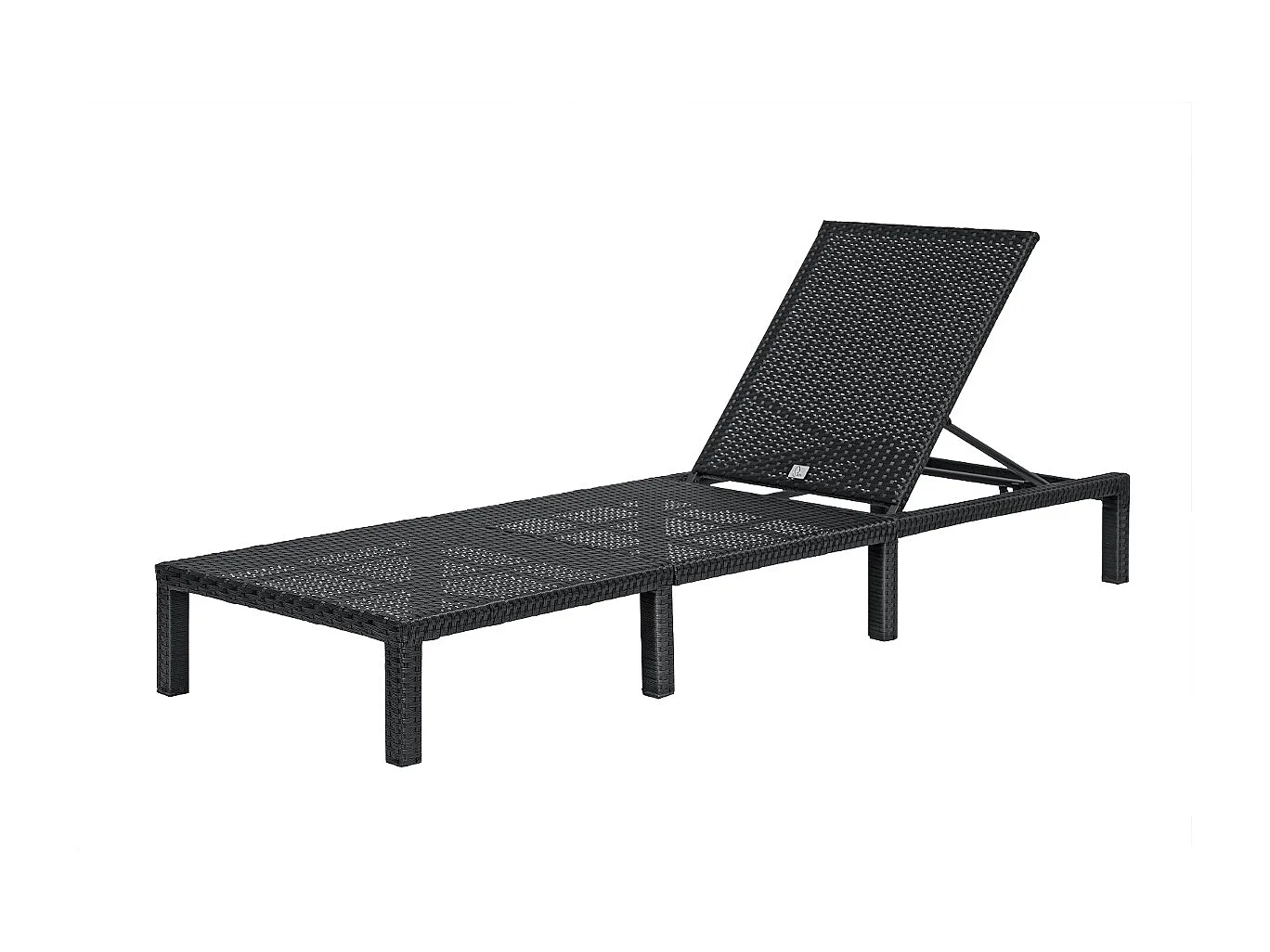 Set de 2 chaises longues de jardin