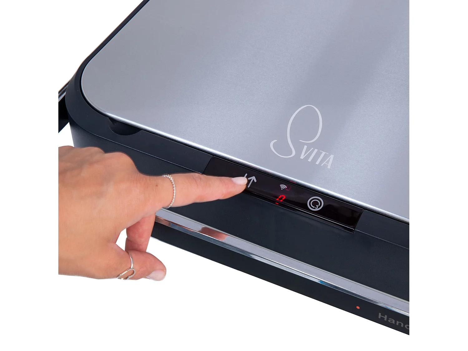 SENSORMÜLLEIMER 60L Schwarz