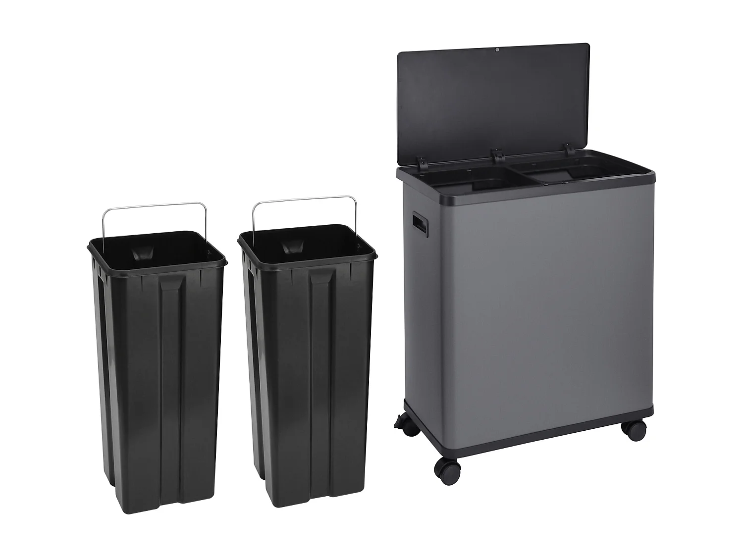 MÜLLEIMER SR2X30 60L Grau