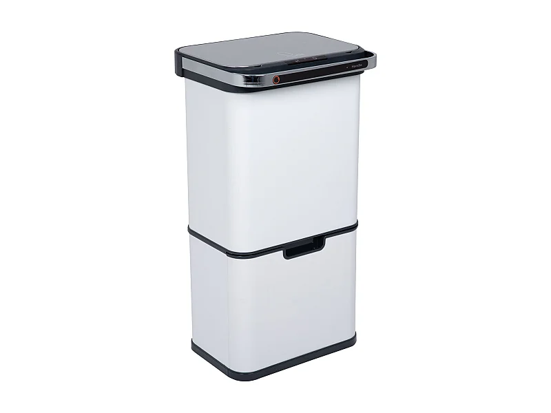 Poubelle à capteur 60L Fonction autonettoyante et filtre à charbon actif