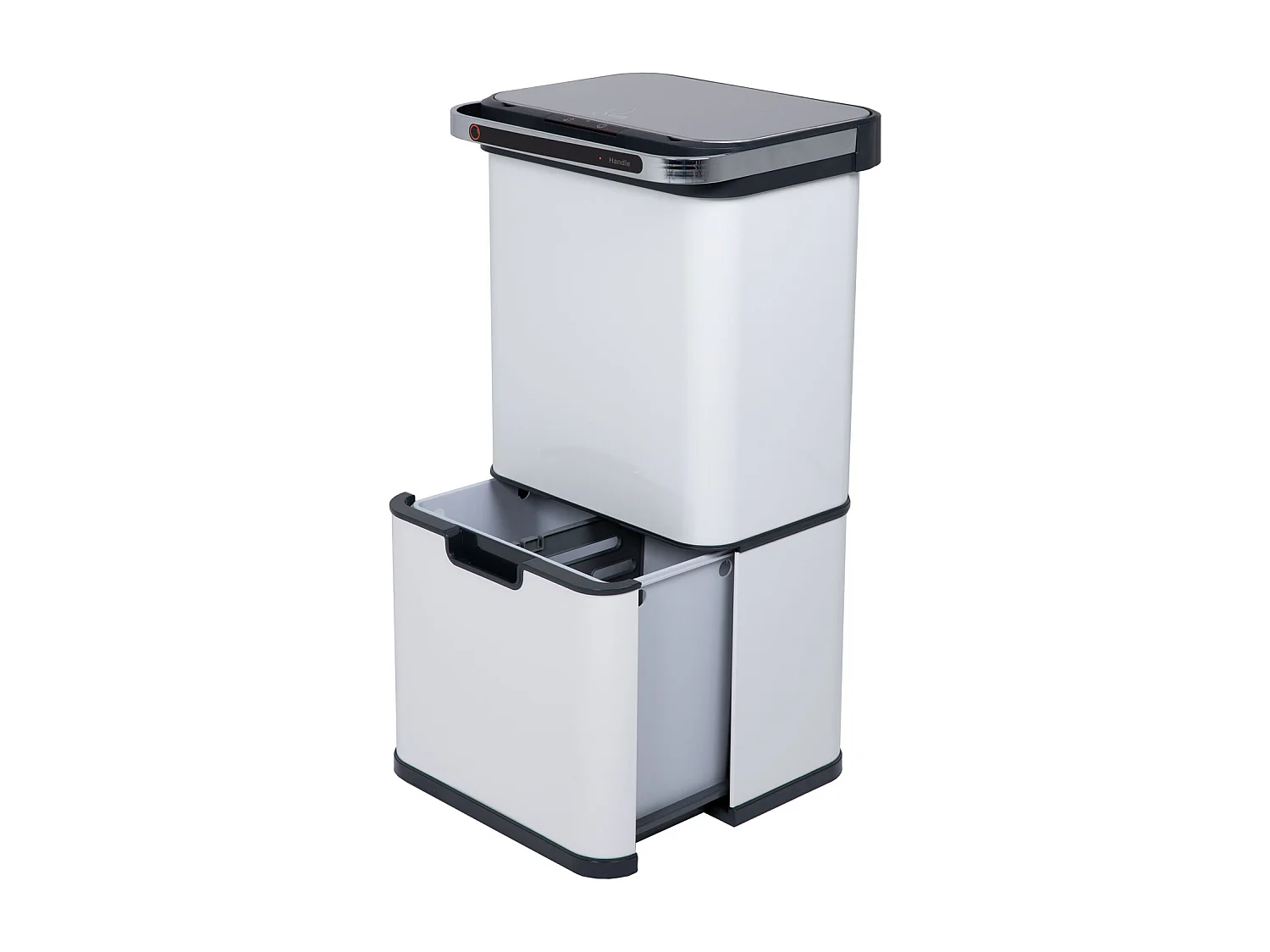 Poubelle à capteur 60L Fonction autonettoyante et filtre à charbon actif