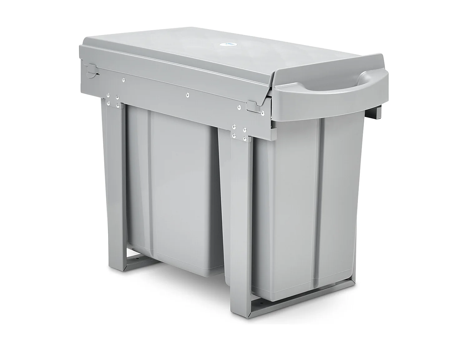 Poubelle encastrable 30L avec 2 compartiments