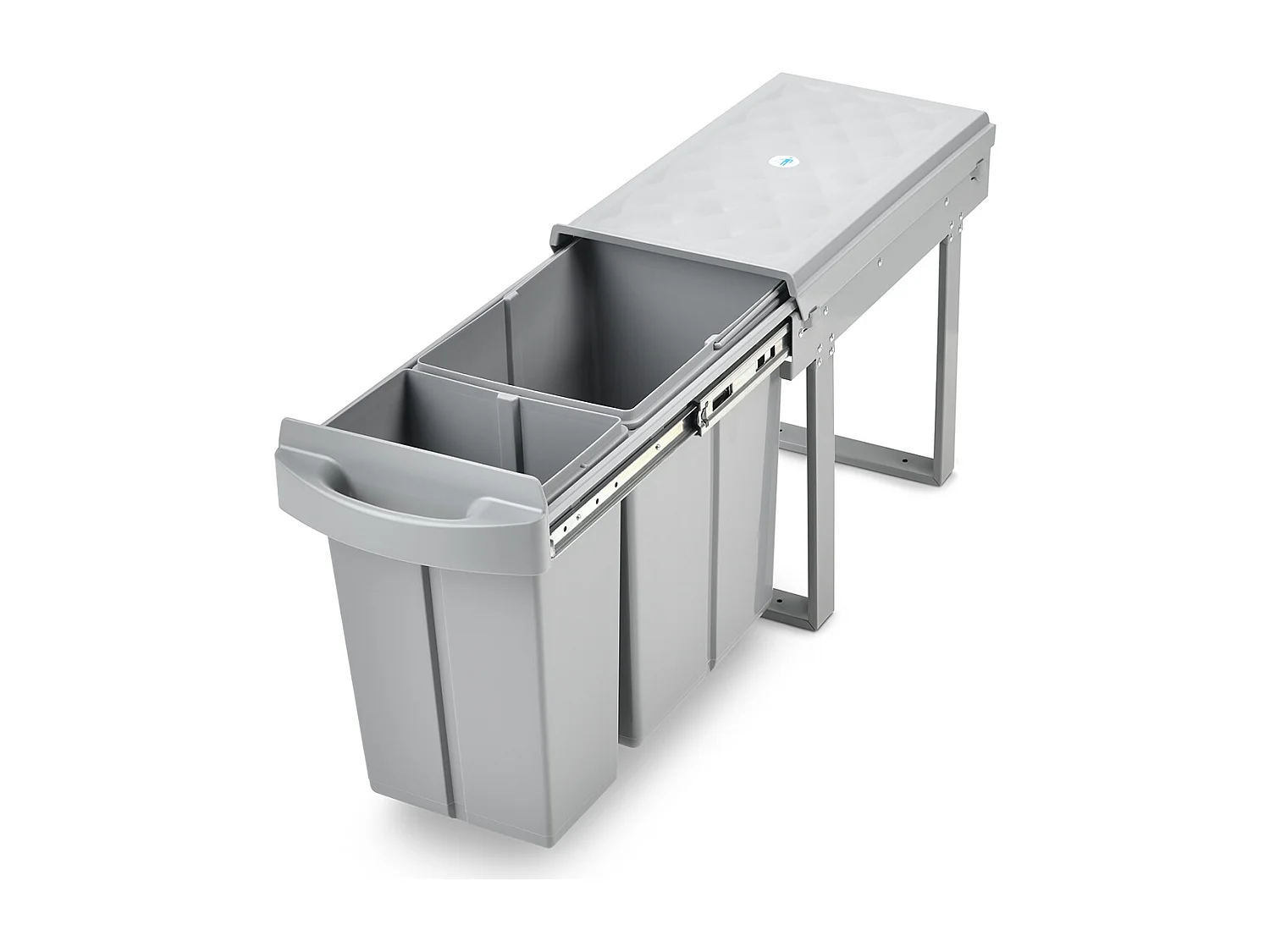 Poubelle encastrable 30L avec 2 compartiments