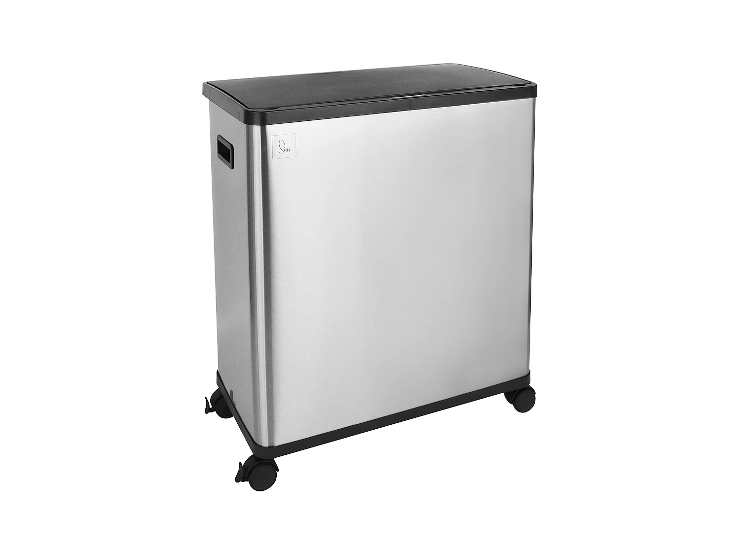 Poubelle double 60l avec seau intérieur
