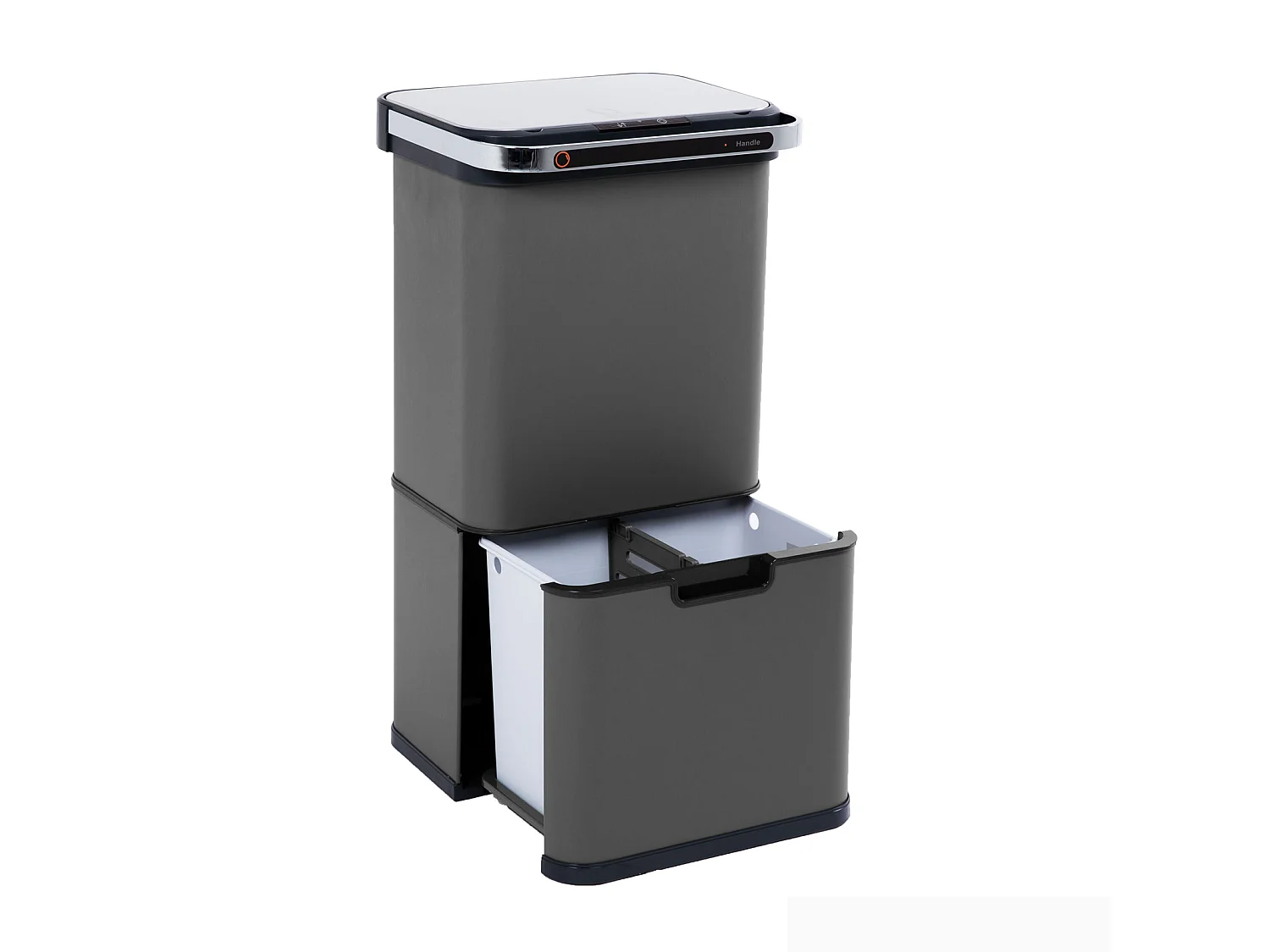 Poubelle à capteur 60L Fonction autonettoyante et filtre à charbon actif