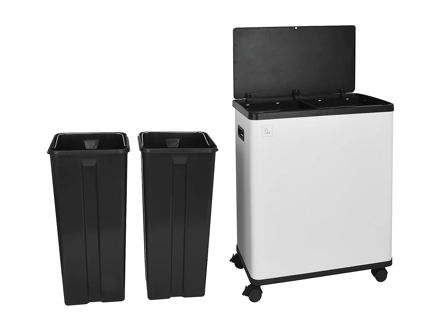 MÜLLEIMER SR2X30 60L Weiß