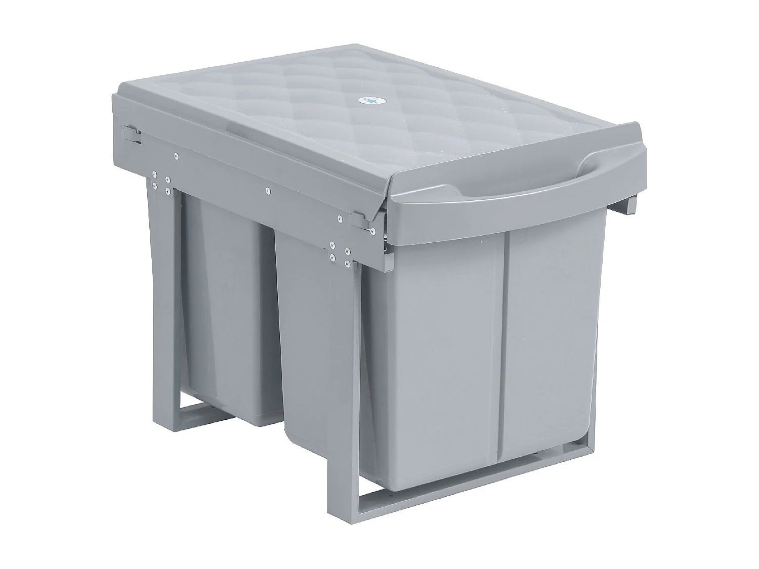 Poubelle encastrable 31L avec 3 compartiments