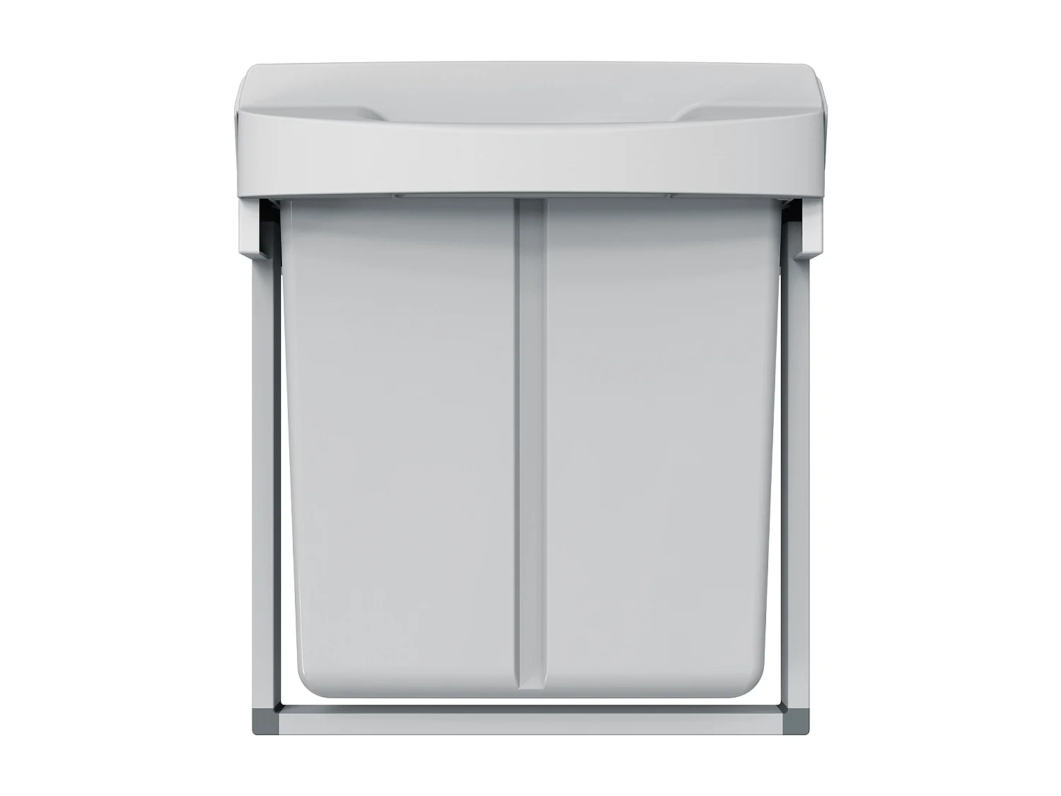 Poubelle encastrable 31L avec 3 compartiments