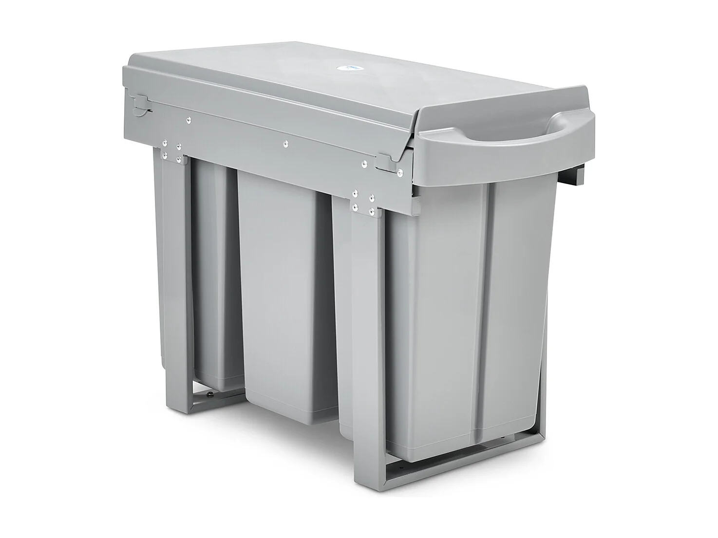 Poubelle encastrable 30L avec 3 compartiments