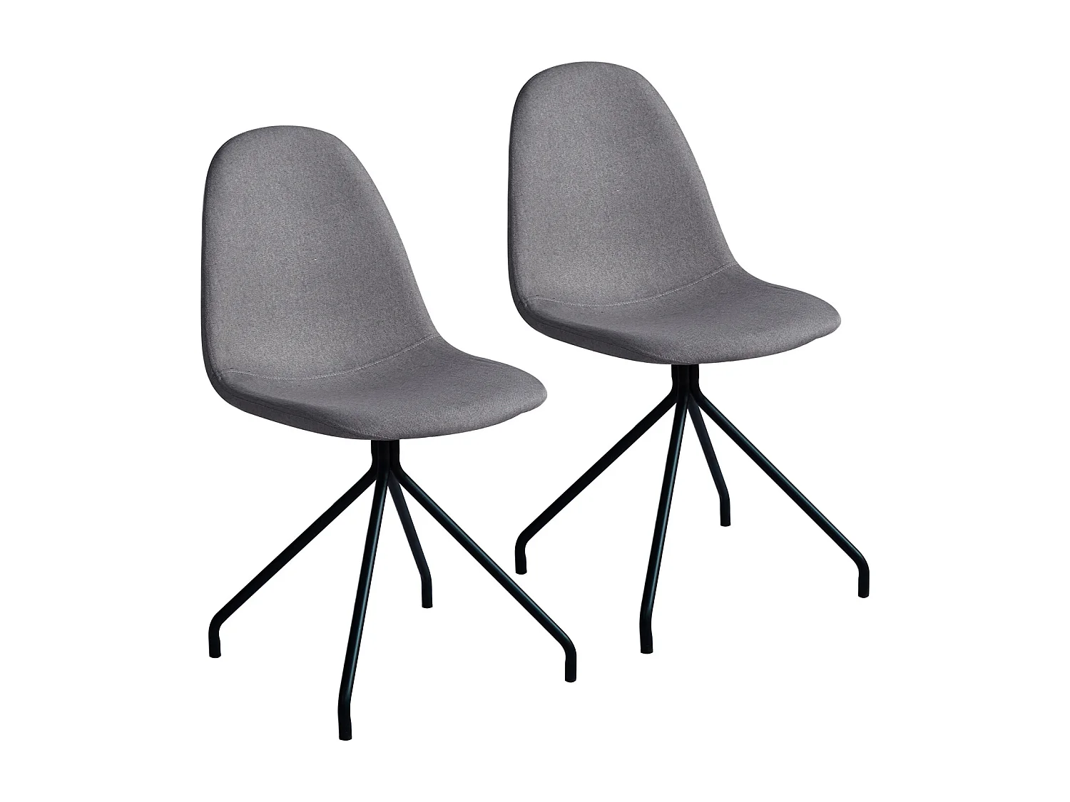 Lot de 2 chaises de salle à manger