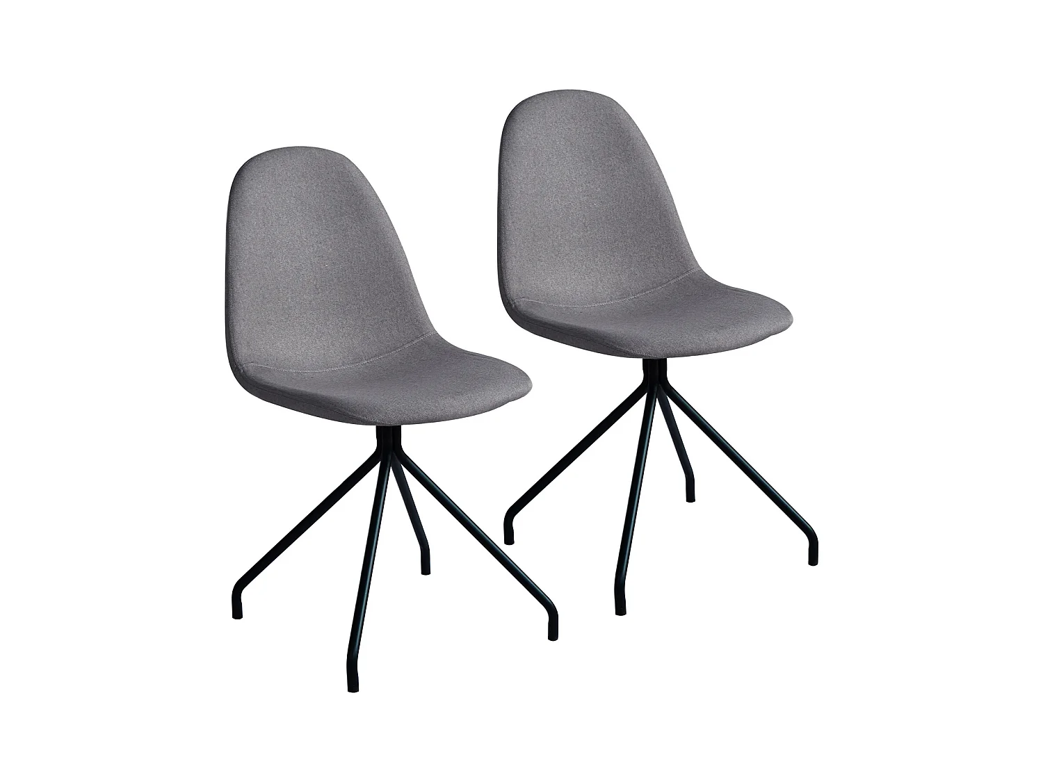 Lot de 2 chaises de salle à manger
