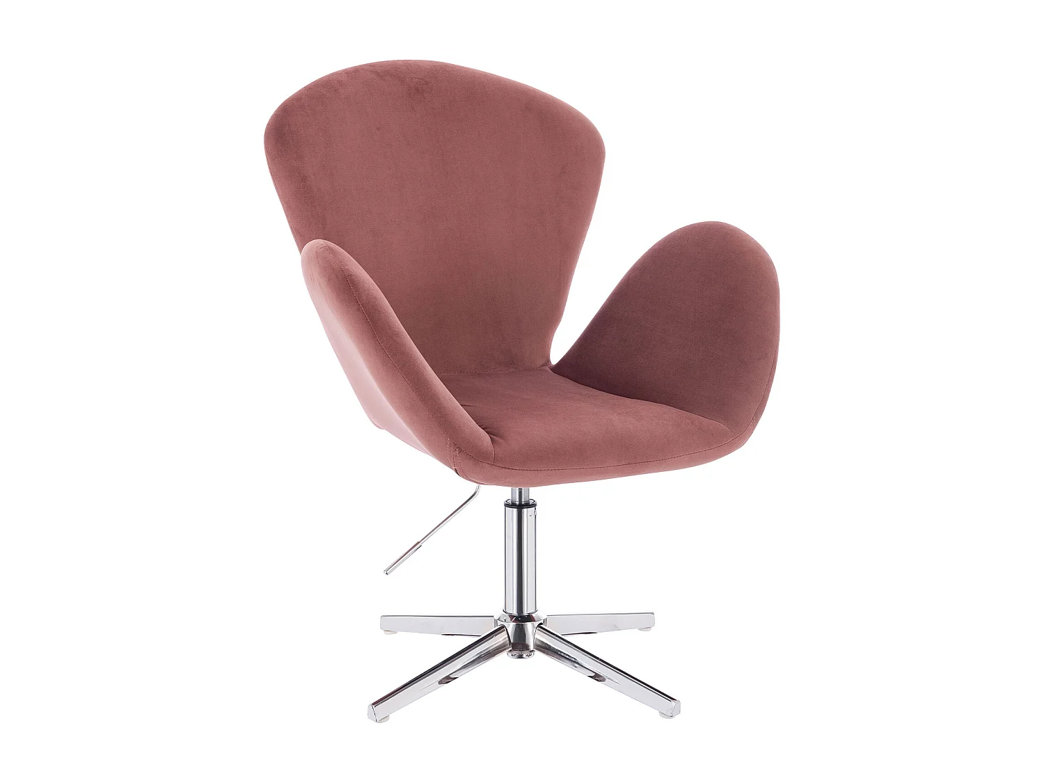 LOUNGESESSEL BROOX Samt Rosa