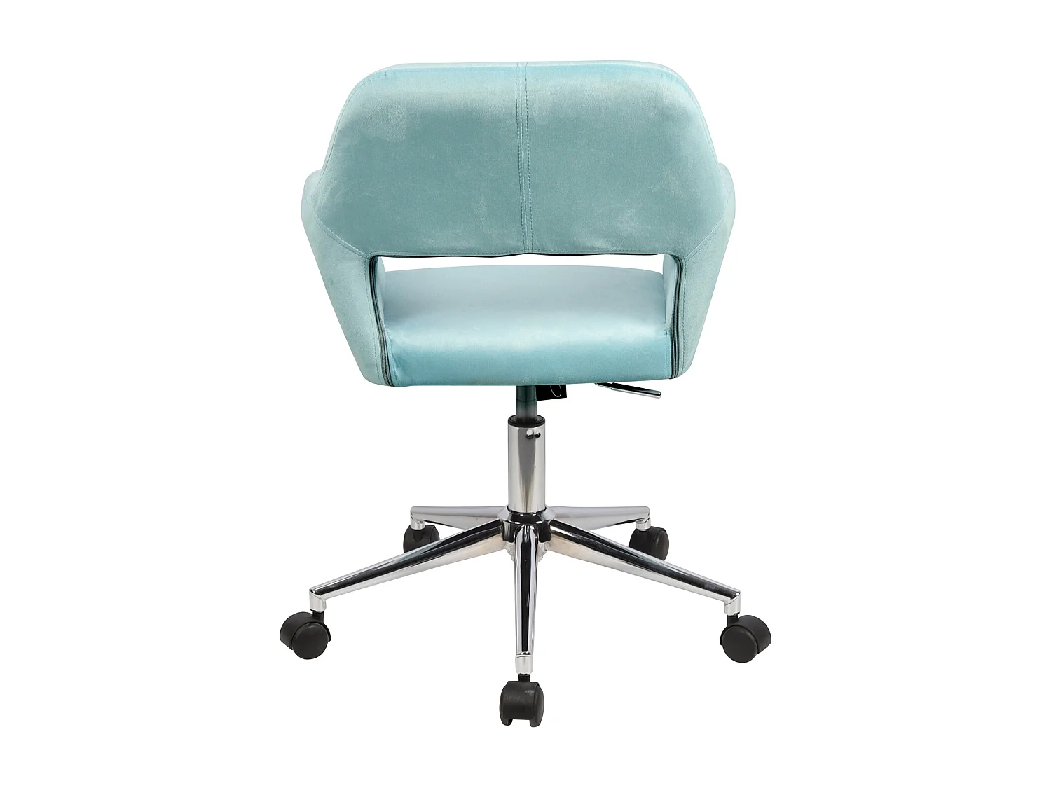 Chaise pivotante JILL réglable en hauteur avec accoudoirs et roulettes