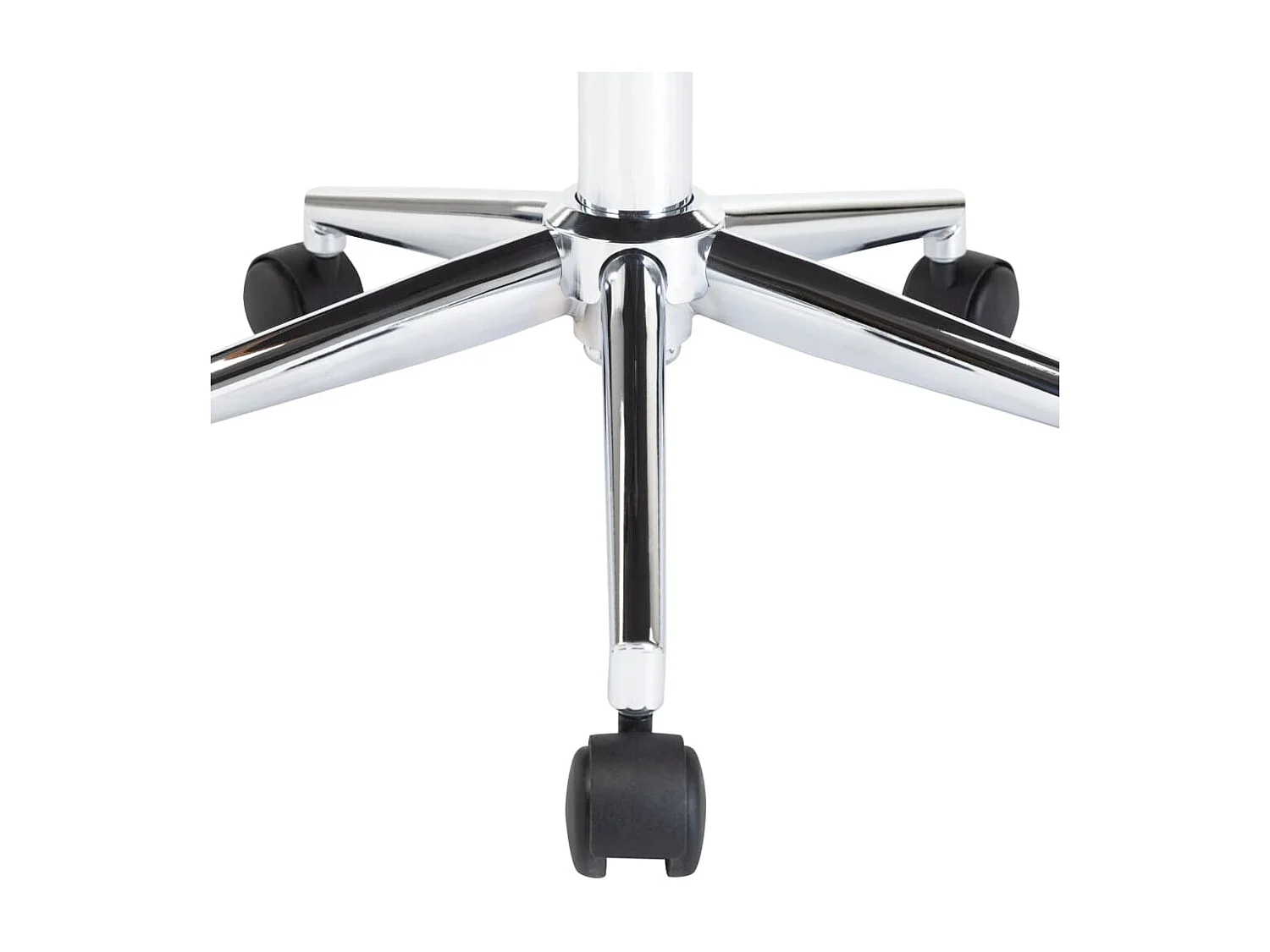 Sillas de comedor giratorias 6 unidades cuero sintético negro