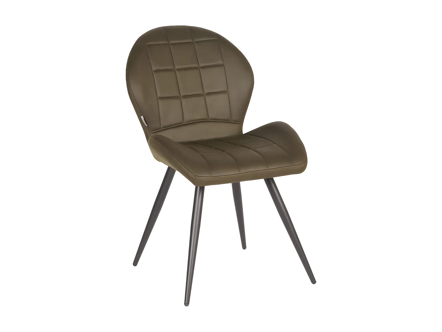 Sedie da Pranzo 2 pz Sil 51x64x87 cm Militare in Microfibra