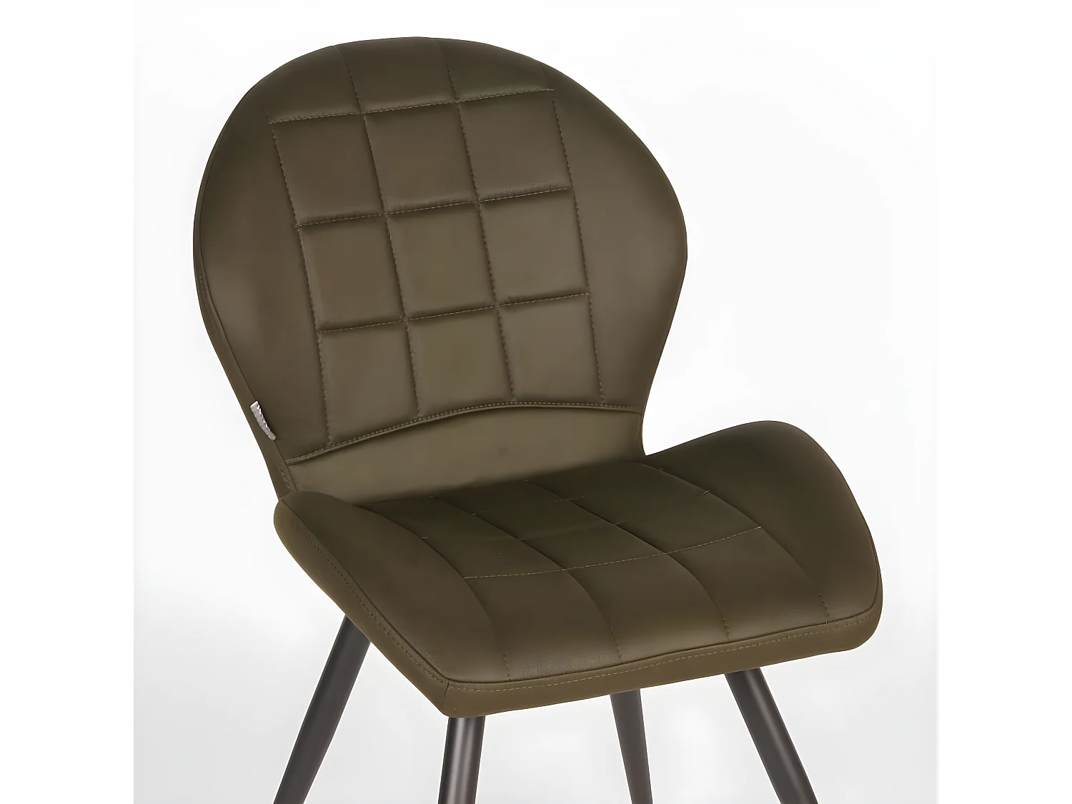 Sedie da Pranzo 2 pz Sil 51x64x87 cm Militare in Microfibra