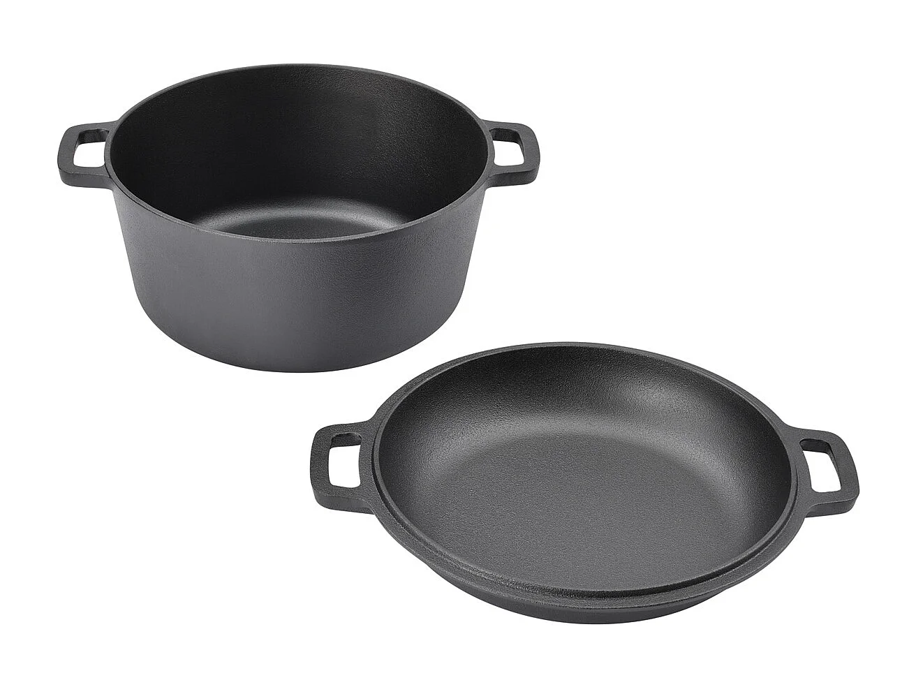 Cocotte TAINO 6L avec couvercle en fonte Ø 25cm marmite multi-usages cocotte