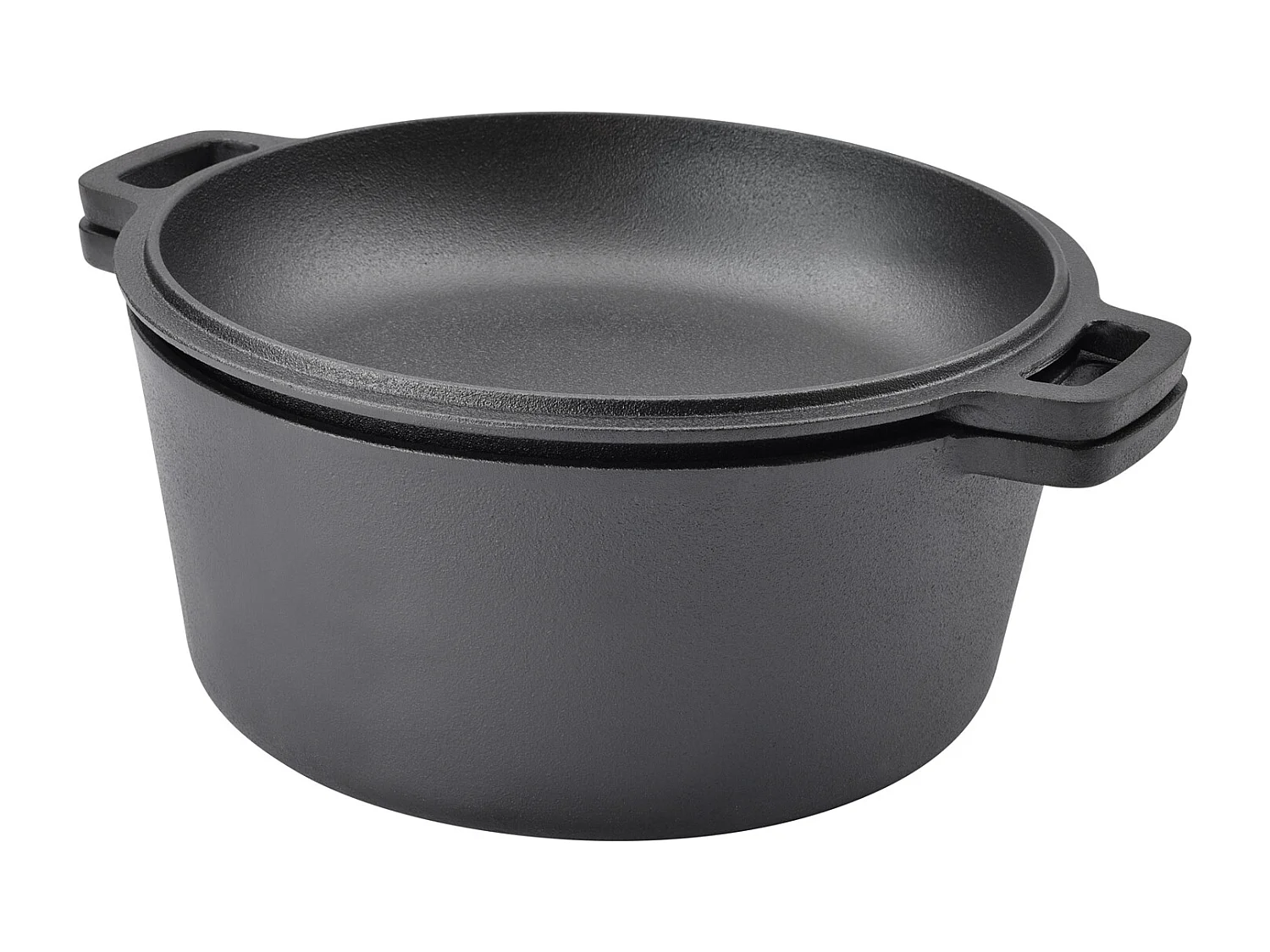 Cocotte TAINO 6L avec couvercle en fonte Ø 25cm marmite multi-usages cocotte