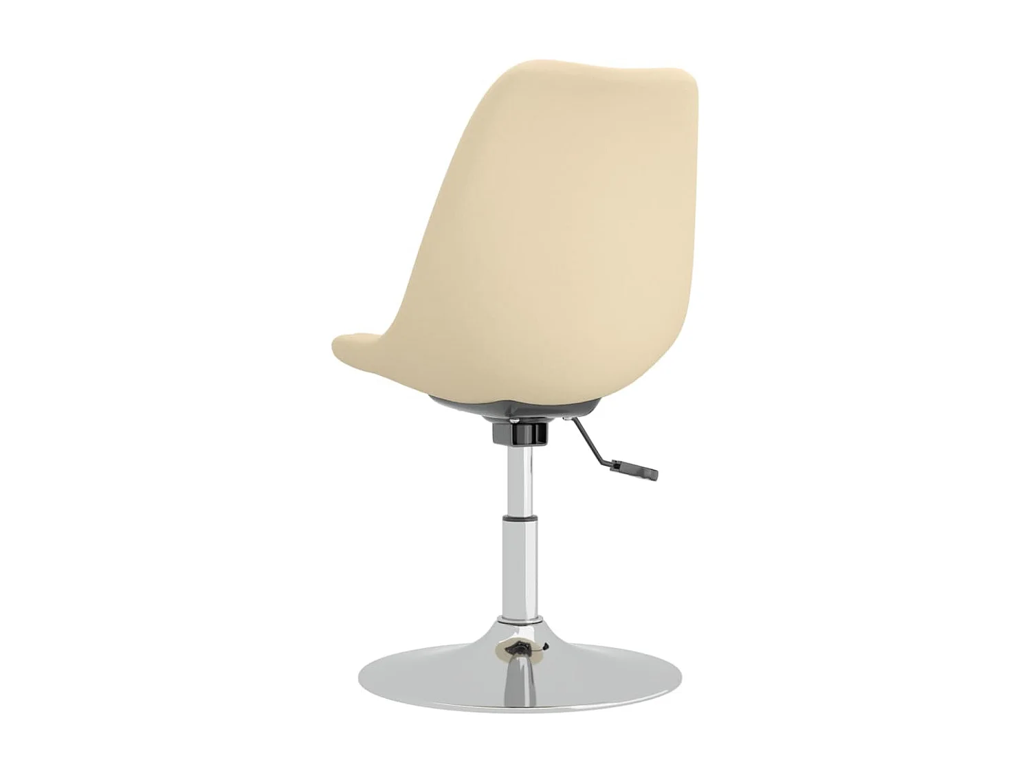 Esszimmerstühle 4 Stk. Drehbar Creme Stoff